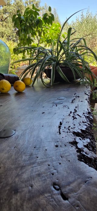Antigua mesa madera s XIX