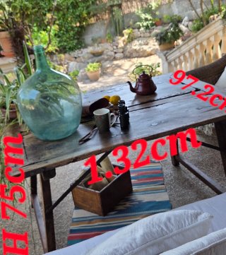 Antigua mesa madera s XIX