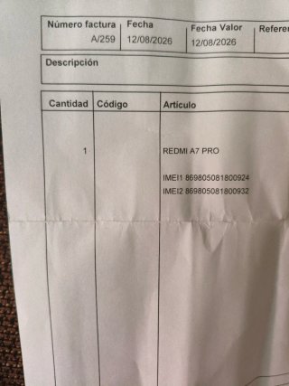 Xiaomi Redmi A7 Pro 64GB Negro