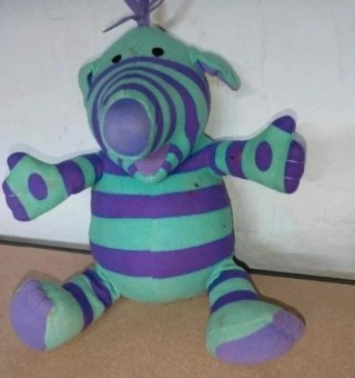 Peluche vintage a rayas