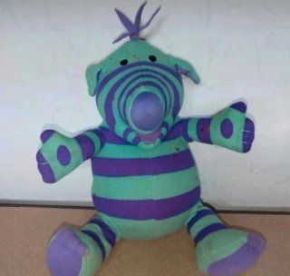 Peluche vintage a rayas
