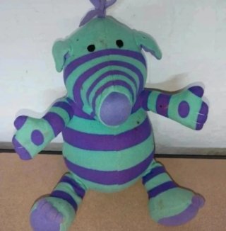 Peluche vintage a rayas