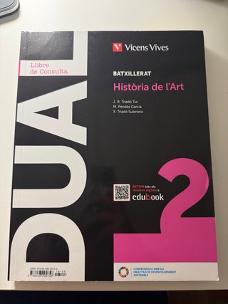 Història de l'Art, Batxillerat 2, Dual Llibre d...