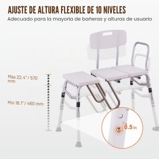 Banco transferencia bañera ajustable Nuevo