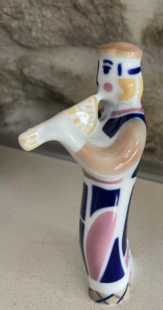 Figura Sargadelos Xohan Airas con albogue