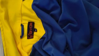 Felpa Givova Blu/Gialla Taglia XXL