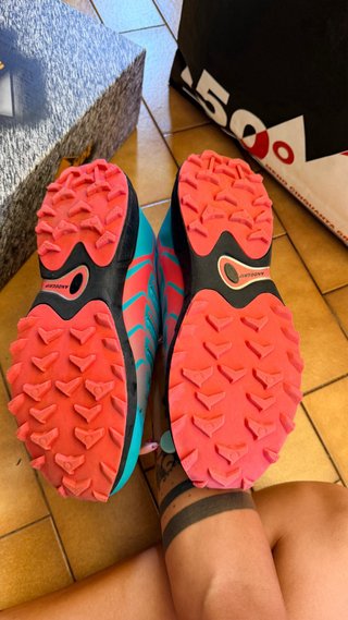 Scarpe Trekking ANDE Teal/Rosa nuove