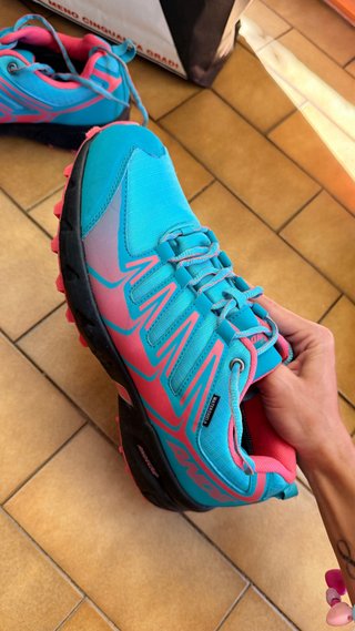 Scarpe Trekking ANDE Teal/Rosa nuove