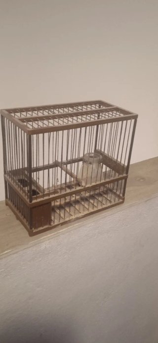 Lote 3 Jaulas Madera Pájaros