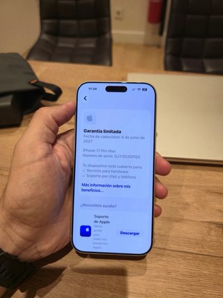 CAMBIO iPhone 17 Pro Max 512 GB Plata