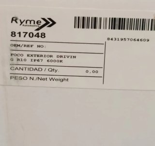 Pack 4 Faros H4 LED Ryme Automotive 817048 NUEVO