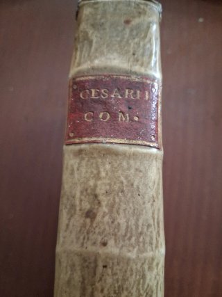 Libro antiguo,  COMENTARIOS DE  C JULIO CESAR 1763