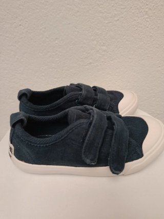 Deportivas pana azul marino T27