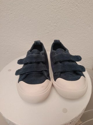 Deportivas pana azul marino T27
