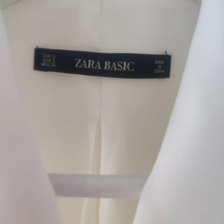 Vestido blazer color blanco Zara Talla S