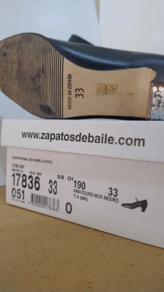 Zapatos flamenco. Niña. Roberto Garrudo. Talla 33