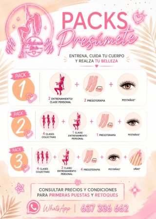 Clases de pole, heels y entrenamiento personal