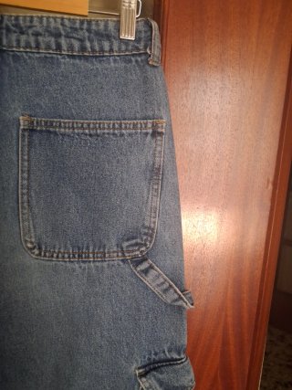Pantaloni cargo jeans donna