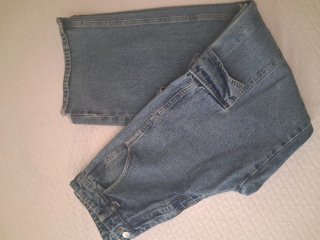 Pantaloni cargo jeans donna