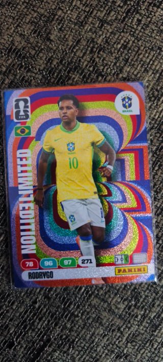 Panini Adrenalyn XL Rodrygo Brasil Edición Limitad