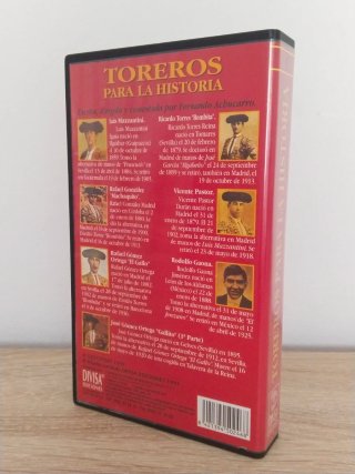 VHS Toreros para la Historia