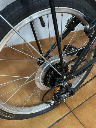 Bici Plegable Darwin Negra