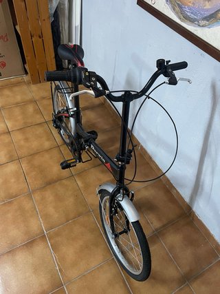 Bici Plegable Darwin Negra