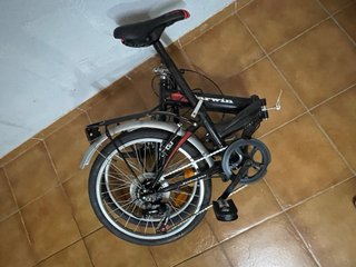 Bici Plegable Darwin Negra