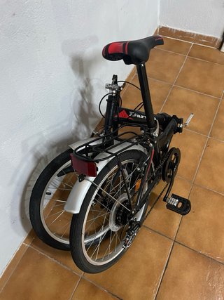 Bici Plegable Darwin Negra
