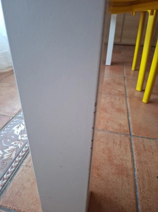 Mesa de comedor blanca