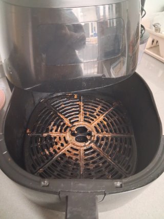 Freidora de aire negra