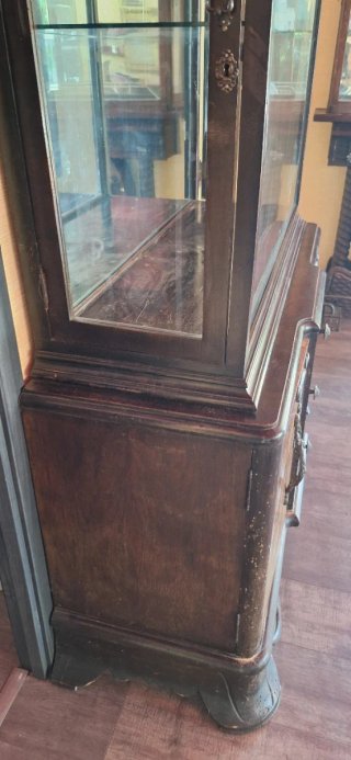 Vitrina Vintage Madera y Cristal