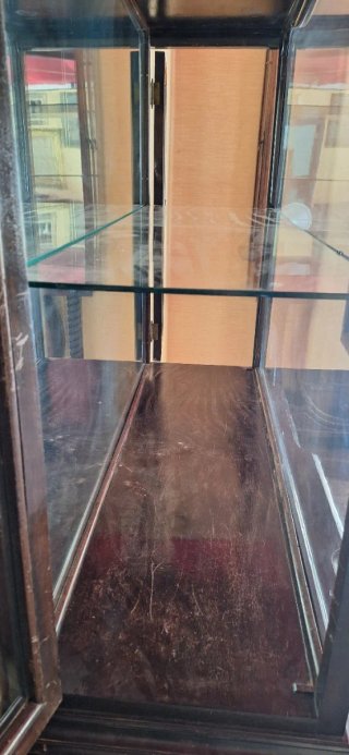 Vitrina Vintage Madera y Cristal