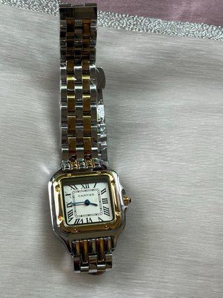 Reloj mujer Cartier Acero Dorado y Plateado