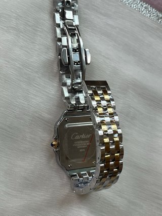 Reloj mujer Cartier Acero Dorado y Plateado