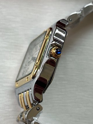 Reloj mujer Cartier Acero Dorado y Plateado