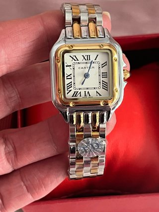 Reloj mujer Cartier Acero Dorado y Plateado
