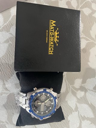 Reloj Mats Watch Analógico-Digital Azul