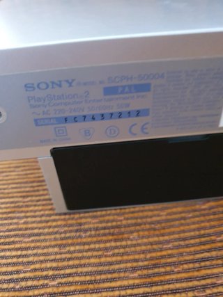 Ps2 Fat Sony Plata + Mando Negro Original