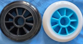 Confezione di 8 Ruote da 100 mm per pattini a rotelle, 85A