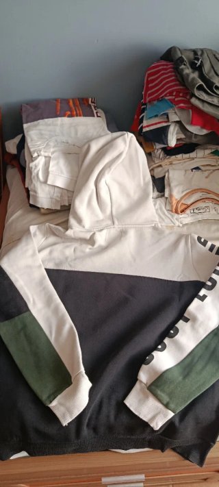 Sudadera niño talla S bicolor
