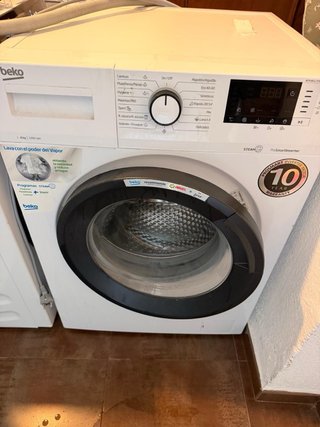 Lavadora Beko 8kg Vapor ProSmartInverter