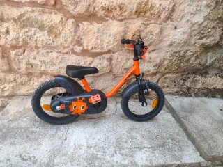 Bicicleta infantil B.TWIN naranja 14