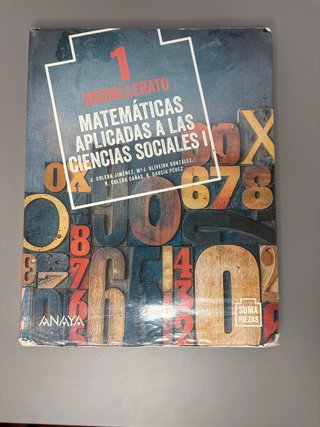 Matemáticas aplicadas a las ciencias sociales I...