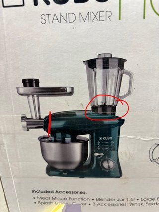 Robot de cocina Kubo Robot Cocina, 1400 W, 6 litro