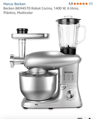 Robot de cocina Kubo Robot Cocina, 1400 W, 6 litro