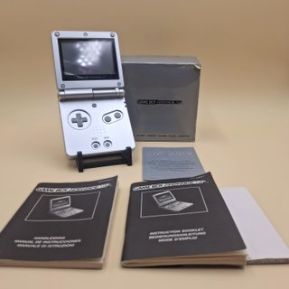 Nintendo Game Boy Advance SP Argento Completo CIB
