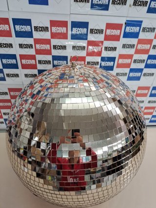Bola discoteca 50cm decorativa fiesta Relaxdays