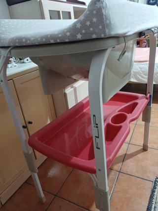 Cambiador bañera bebé estrellas