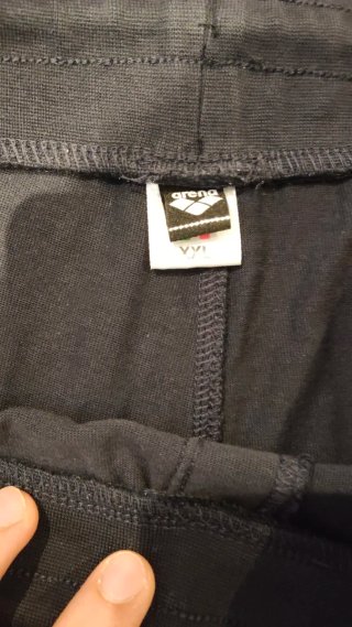 Pantaloni Arena XXL neri e bianchi